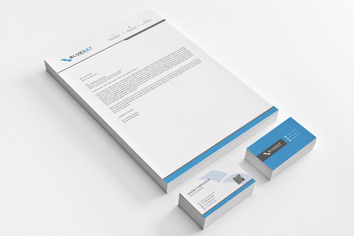 Letterhead Pad & Free Business Card, a Stationery Template by Rongmistiry (Photo 7 of 9)