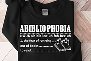 Abibliophobia Tshirt Design, a Graphic by Vector Portal (Thumbnail 1 of 4)