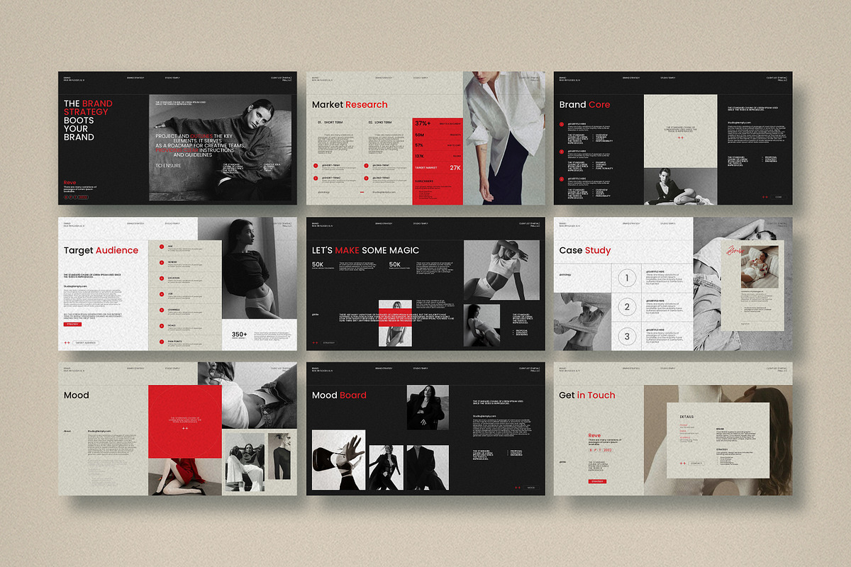 Reve Brand Strategy Template, a Presentation Template by Studio Temply (Photo 10 of 11)