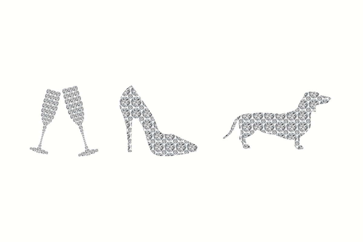 Luxury Diamond Clipart Bundle, an Object Graphic by 3PointsCreative (Photo 5 of 5)