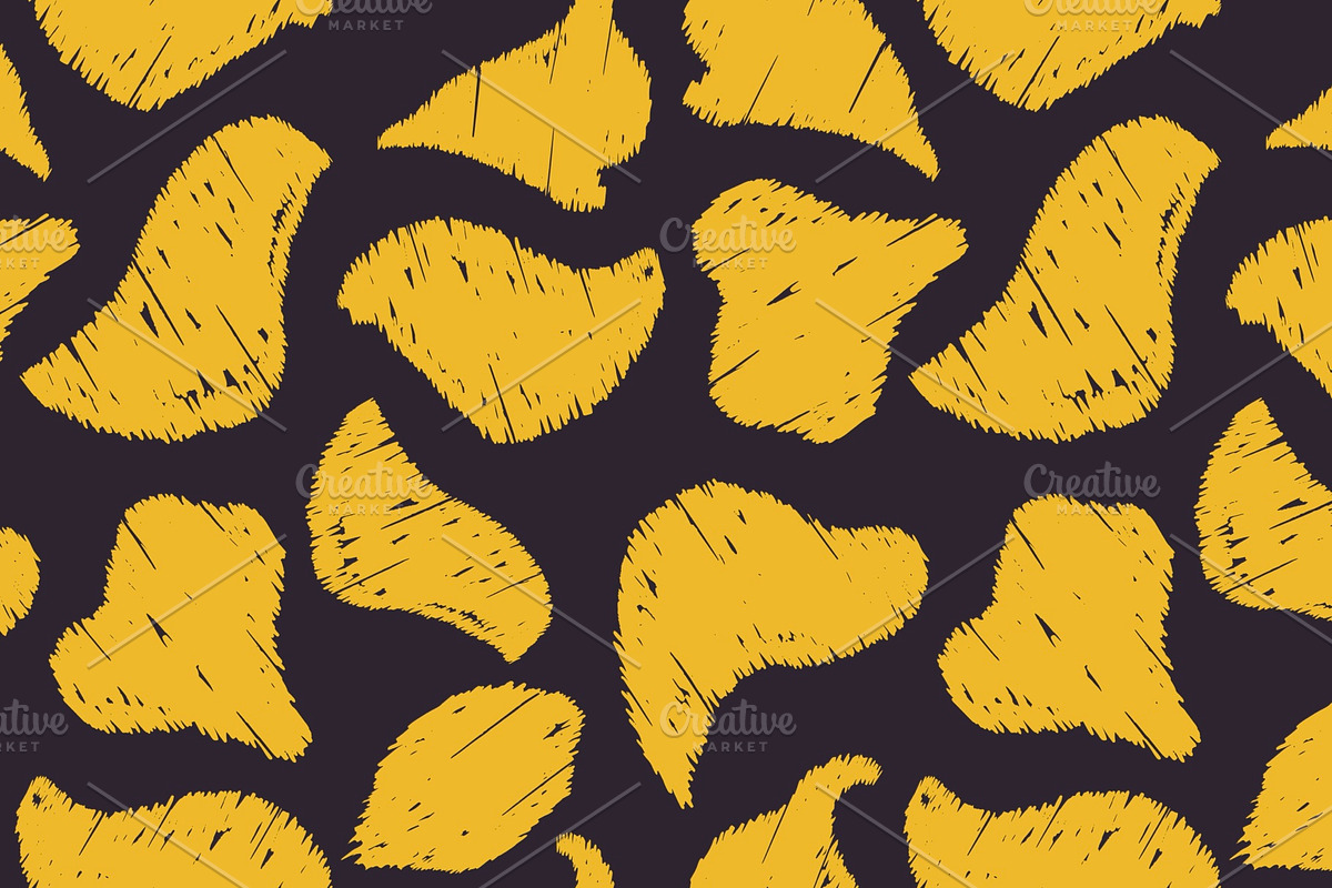 Ikat Minimalist Leaf Pattern, a Pattern Graphic by PPEthnicDecorPattern (Photo 1 of 7)