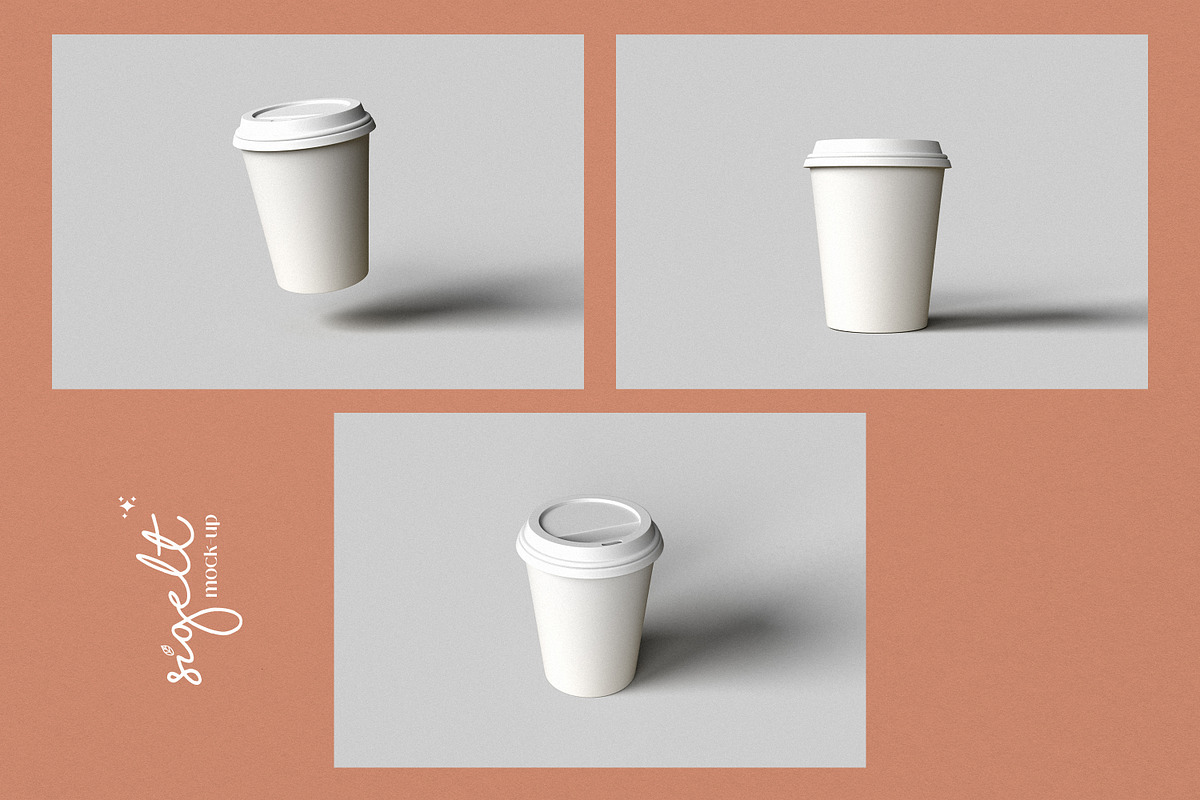Paper Coffee Cup Take Away Mockup, a Cups & Container Mockup by Sigelt (Photo 4 of 4)