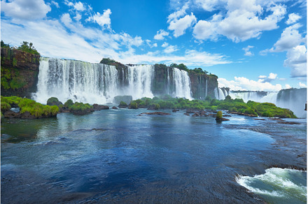 Iguazu waterfalls in Argentina, view, a Nature Photo by tilialucida