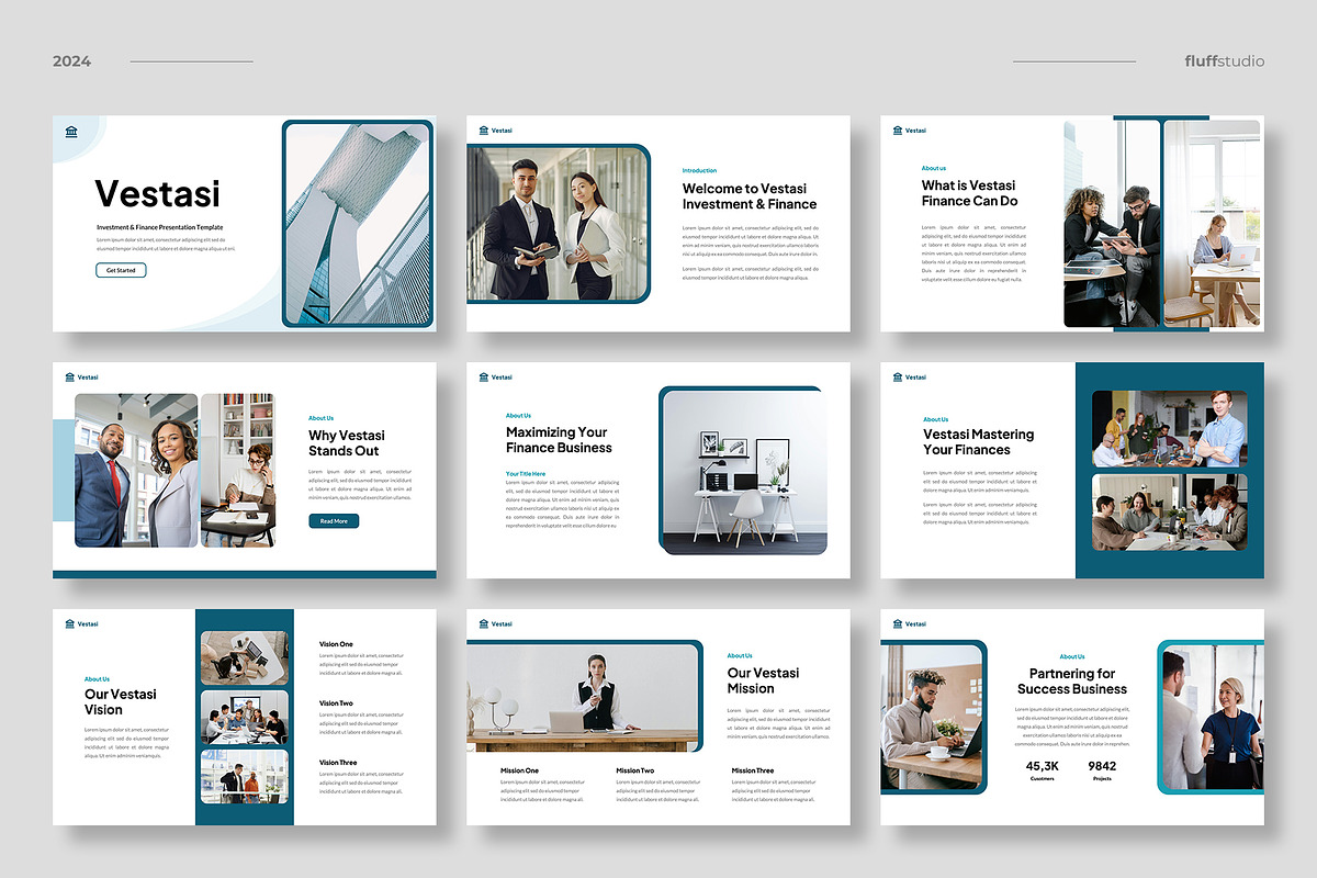Investment & Finance Powerpoint, a Presentation Template by fluffstudio (Photo 2 of 6)
