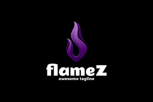 Flamez Gradient Colorful Logo, a Branding & Logo Template by Artnivora.Std
