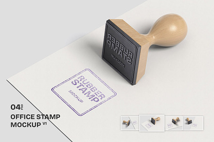 Office Stamp vol.01 - Mockup