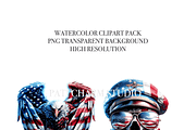 Veterans Day Clipart, a Decorative Illustration by Pati Charm Studio (Thumbnail 4 of 7)