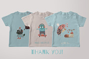 Cute Monsters collection, a Pattern Graphic by watercolor kamill (Thumbnail 9 of 10)
