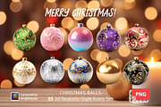Christmas Balls Set, an Object Graphic by Voysla's Shop (Thumbnail 1 of 10)