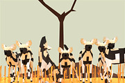 Painted Wolves, an Animal 3D Model by Studio Ochi (Thumbnail 3 of 4)
