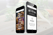 Restaurant PSD & Muse Template, a Device Mockup by Michael Eleder Templates (Thumbnail 4 of 5)