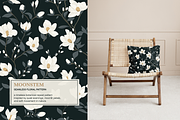 Moonstem — Seamless Floral Pattern, a Pattern Graphic by Mariia Kovalchuk (Thumbnail 5 of 10)