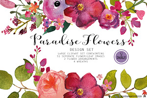 Floral Watercolor Clip Art