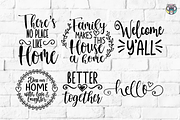 Round Welcome Sign Svg Bundle, an Object Graphic by HeyLenaArts (Thumbnail 5 of 8)