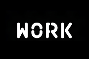 Crop Stencil Font Family 6 Fonts, a Sans Serif Font by HyperFluro (Thumbnail 8 of 8)