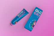 Matte Metallic Cosmetic Tube Mockup, a Packaging Mockup by Mocklux (Thumbnail 2 of 3)
