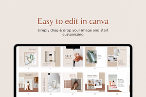 Instagram Cosmetic Template Canva