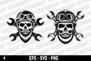 illustration of a bearded skull, a Person Illustration by Vectorhight (Thumbnail 2 of 3)