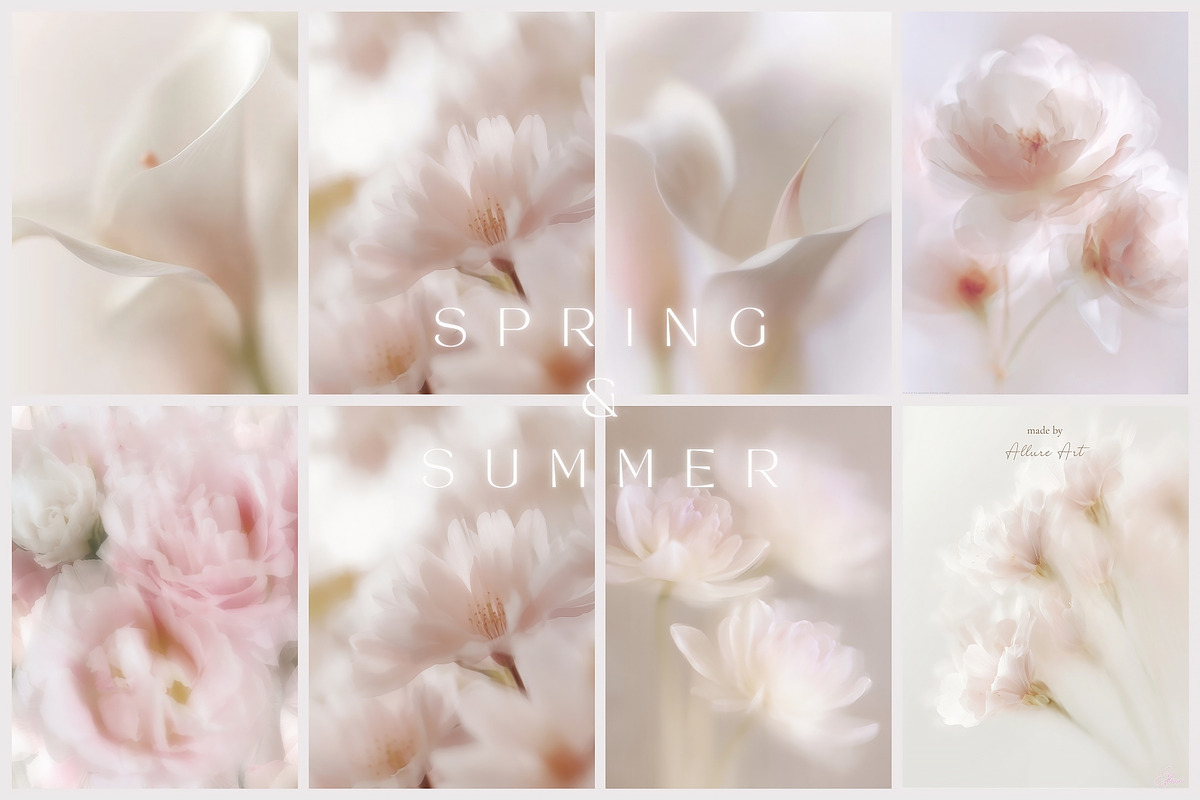 Ethereal Floral Backgrounds Bundle, an Abstract Photo by Allure Art (Photo 23 of 26)