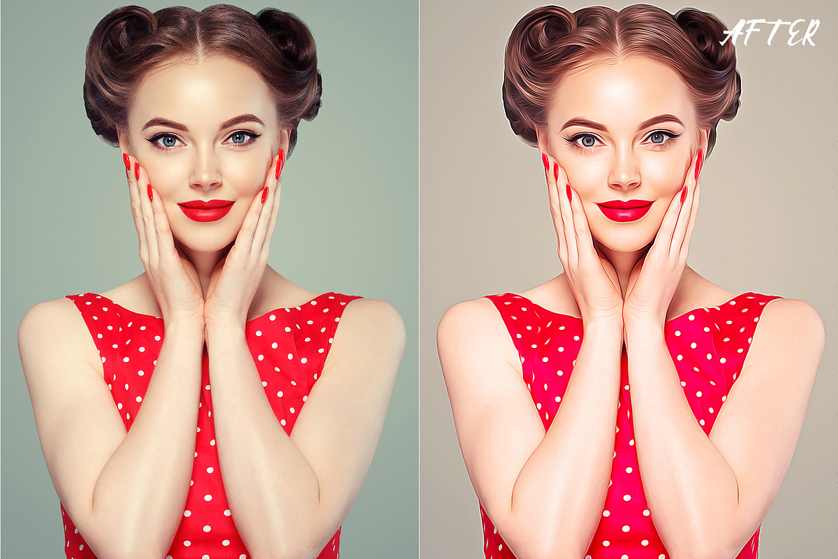 Smooth Painting Photoshop Action, an Action Add-On by CraftingStudio (Photo 4 of 5)
