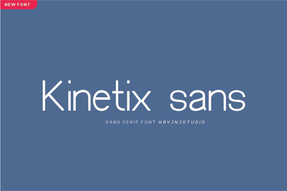 Kinetix Sans, a Sans Serif Font by JNJ Studio (Photo 1 of 11)