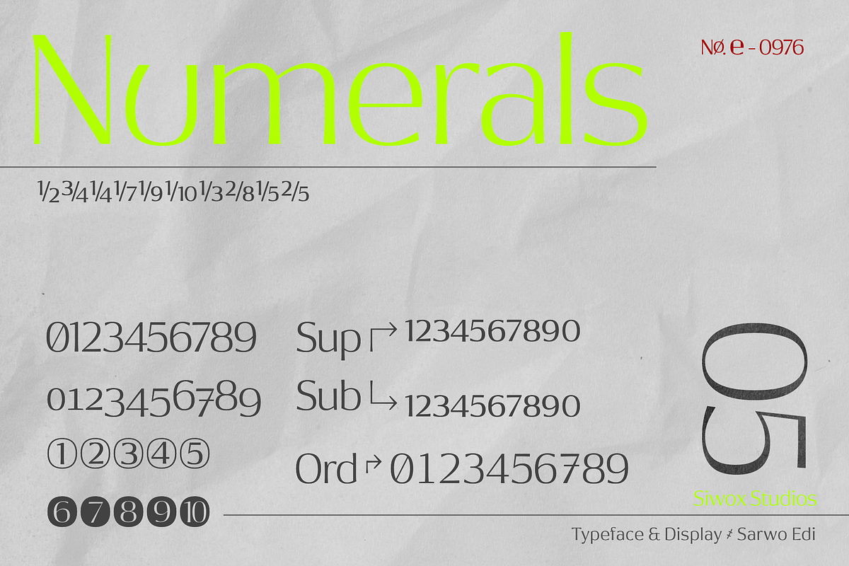 Afjat Trends - Latin & Cyrillic, a Sans Serif Font by Siwox Studios (Photo 7 of 8)