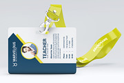 Teacher Identity Card, a Stationery Template by Business Flyers (Thumbnail 3 of 4)