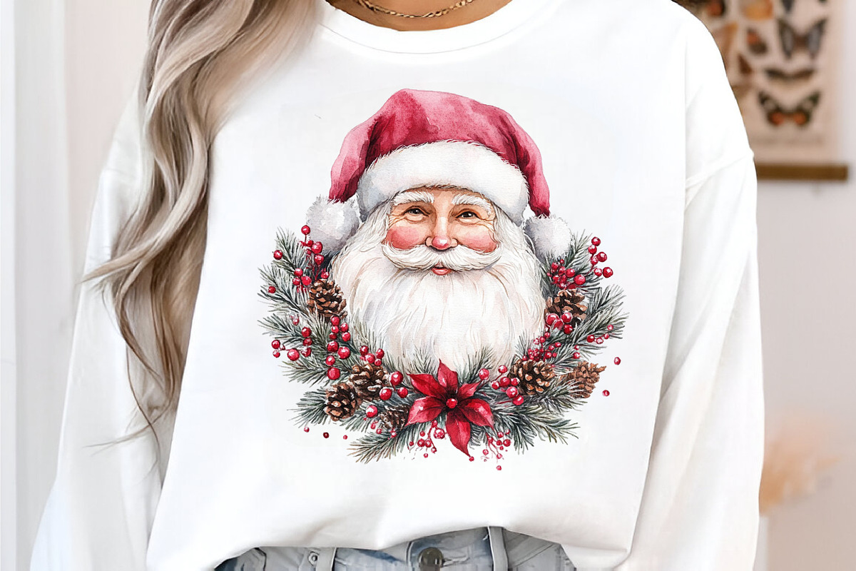 Pink Trendy Christmas Santa Png, an Illustration by SinaCreation (Photo 4 of 7)