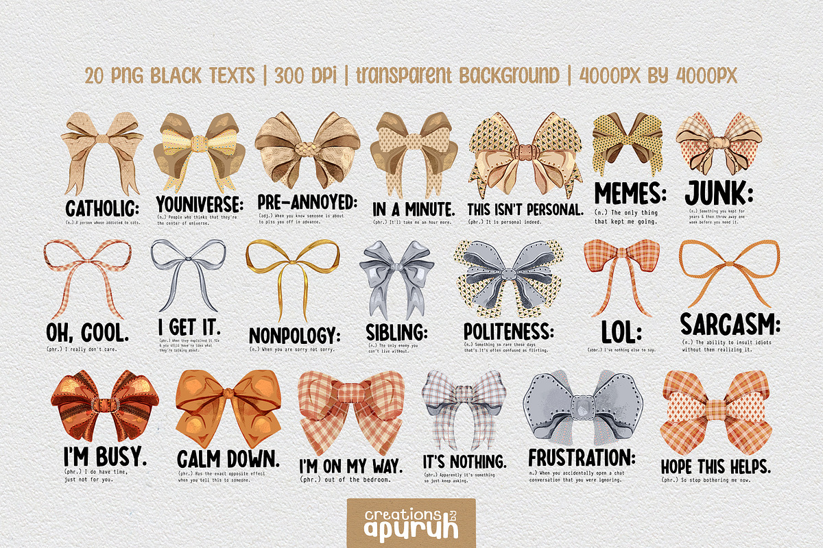 Vintage Coquette Personality Quotes, a Decorative Illustration by creationsbyapuruh (Photo 6 of 8)