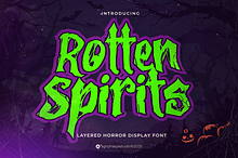 Rotten Spirits - Layered Horror Font