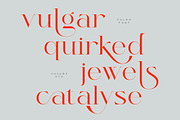 Fulgo Font, a Serif Font by vuuuds (Thumbnail 2 of 16)