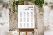 Minimal Seating Chart Canva bd006, a Poster Template by TyphoonStudio (Thumbnail 3 of 10)