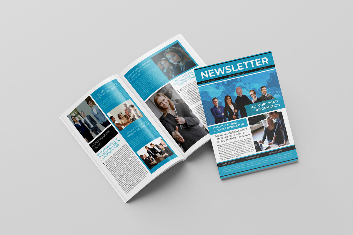 Business Newsletter, a Brochure Template by Template Shop (Photo 7 of 9)