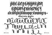 Phoenix gothic font, a Blackletter Font by NREY (Thumbnail 3 of 7)