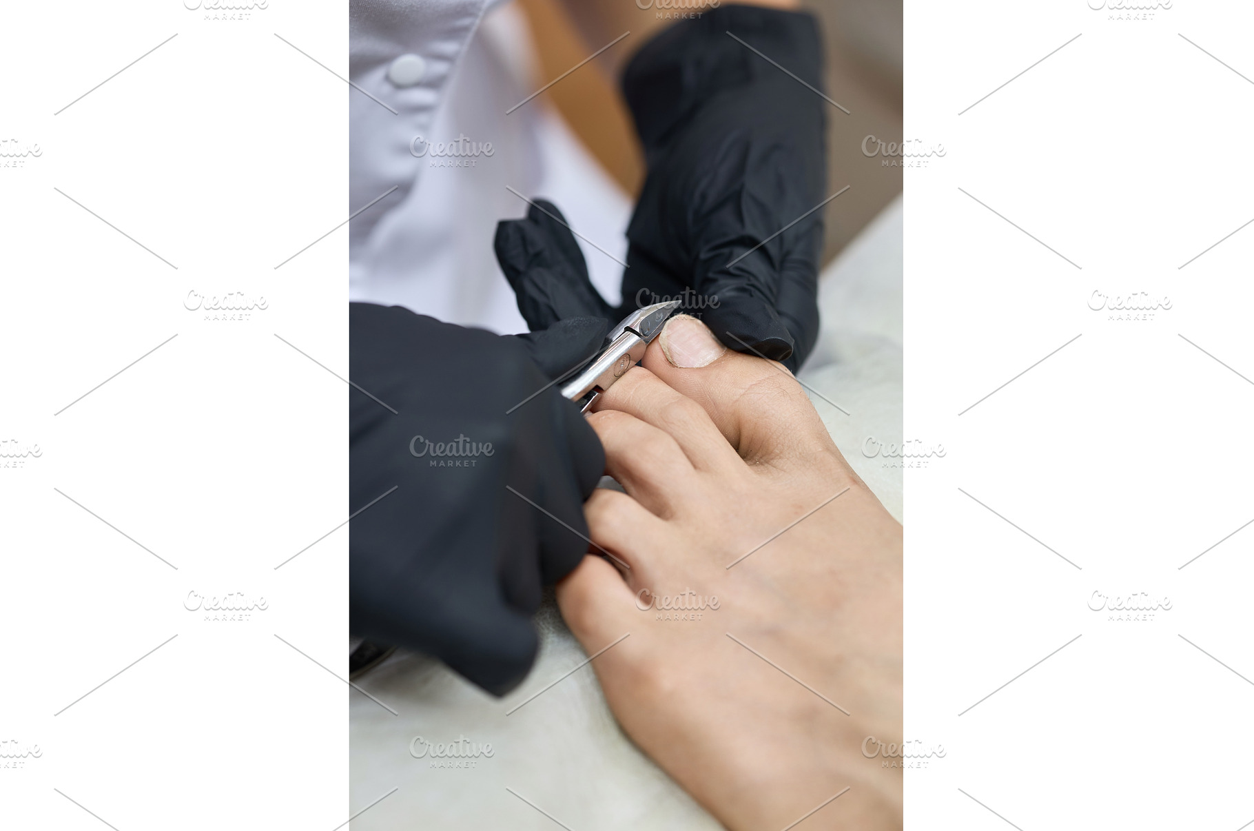 Close-up of pedicure with nail, a Health & Medical Photo by wip3out