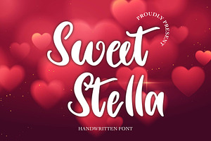 Sweet Stella | Handwritten Font