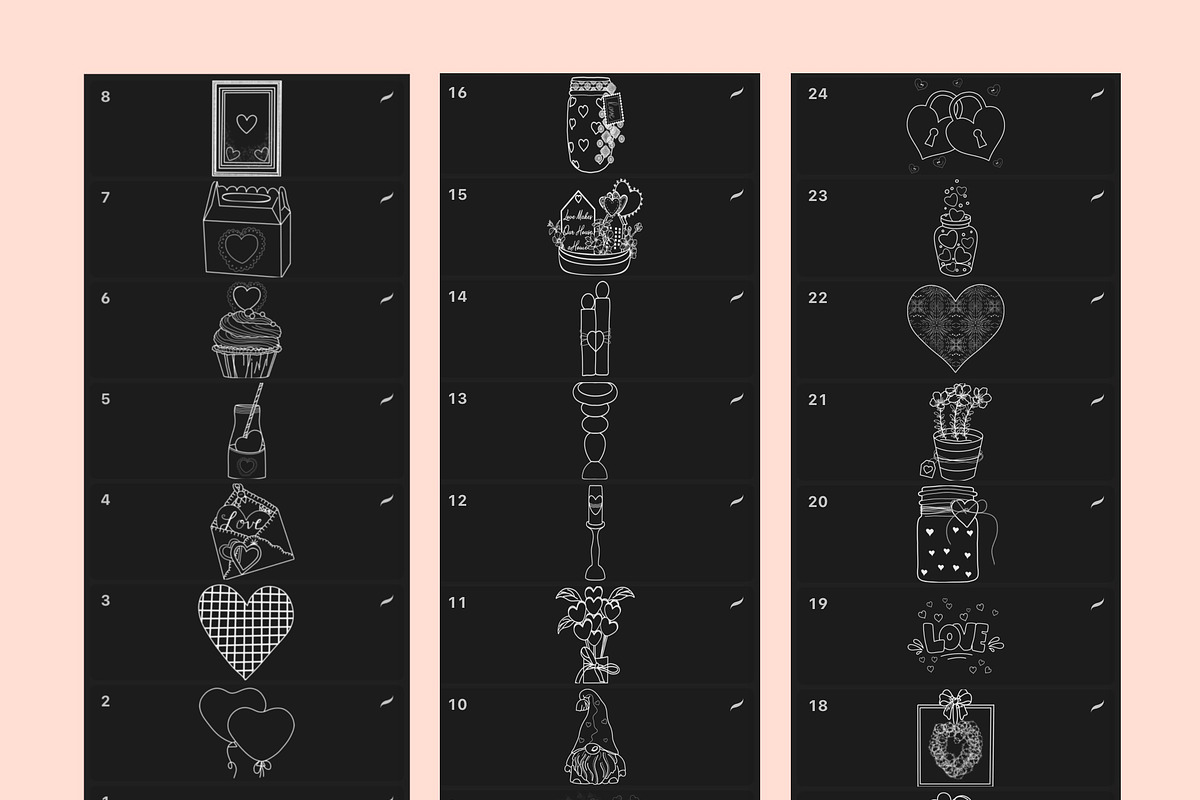 Valentine's Day Digital Stamp, a Graphic by Favorites_Art (Photo 10 of 11)