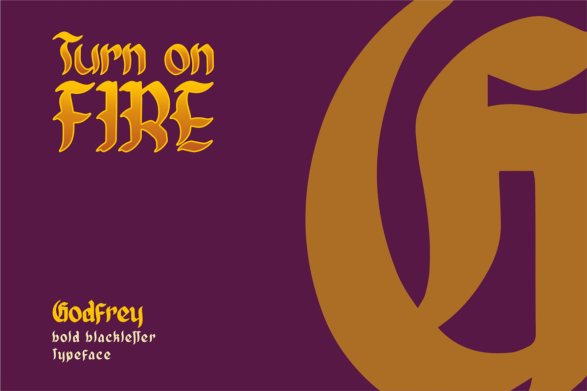 Godfrey Bold Blackletter preview 5