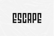Escape Typeface, a Font by PaulStancel (Thumbnail 1 of 4)