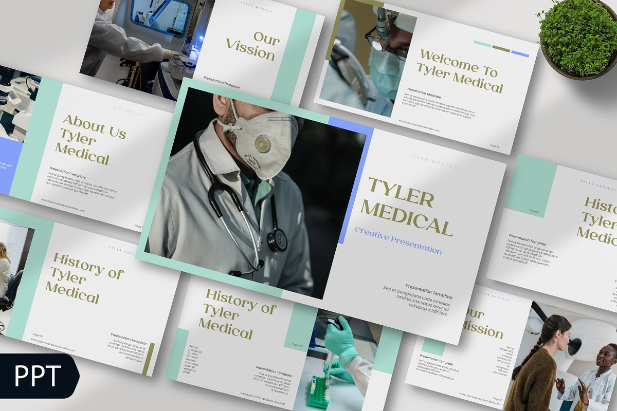 Tyler Medical Powerpoint Template, a Presentation Template by nyilstudio (Photo 1 of 7)