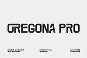Oregona Pro - Modern Geometric Sans, a Sans Serif Font by Artiveko (Thumbnail 1 of 6)
