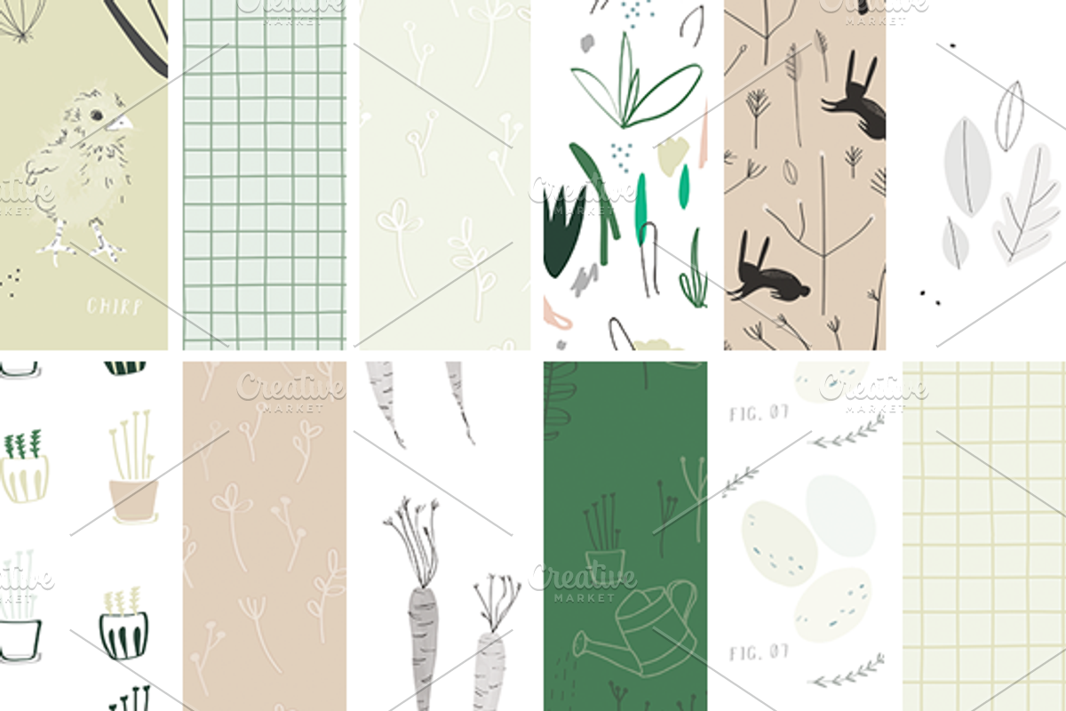 Spring Sprouts - Patterns, a Pattern Graphic by Shh! Maker Design (Photo 5 of 5)
