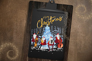 Christmas set with Santa., a Decorative Illustration by Laifalight (Thumbnail 9 of 12)