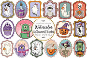 Vintage Halloween Frames Clipart, an Illustration by OK Design (Thumbnail 1 of 5)