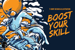 Boost Your Skill Vector Illustration