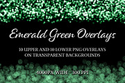 Emerald Green Overlays, an Object Graphic by Sapphire X Designs (Thumbnail 1 of 4)