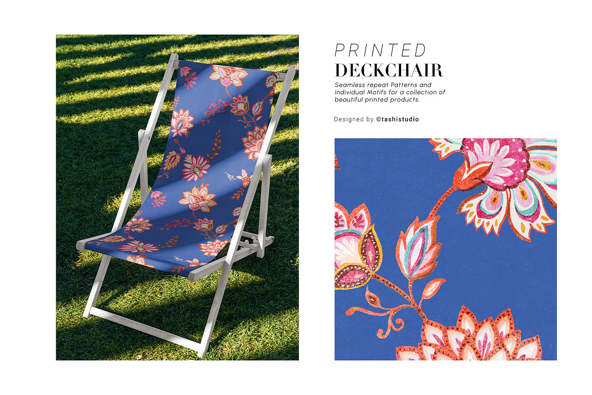 Bohemian Chintz, HandMade Watercolor, a Pattern Graphic by TSTUDIO (Photo 5 of 11)