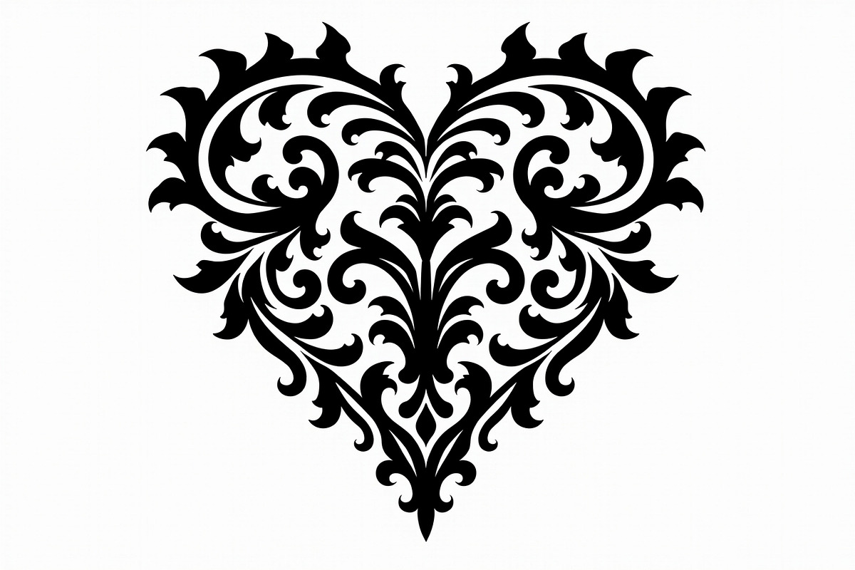 Ornamental Heart Bundle, an Illustration by balal (Photo 8 of 20)