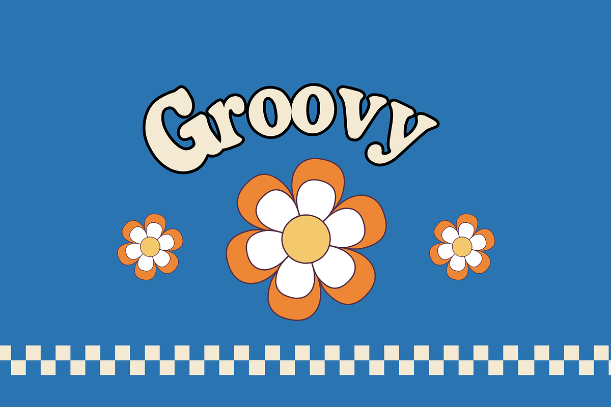 Groovi Licious Retro Font, a Sans Serif Font by RT Studio (Photo 3 of 12)