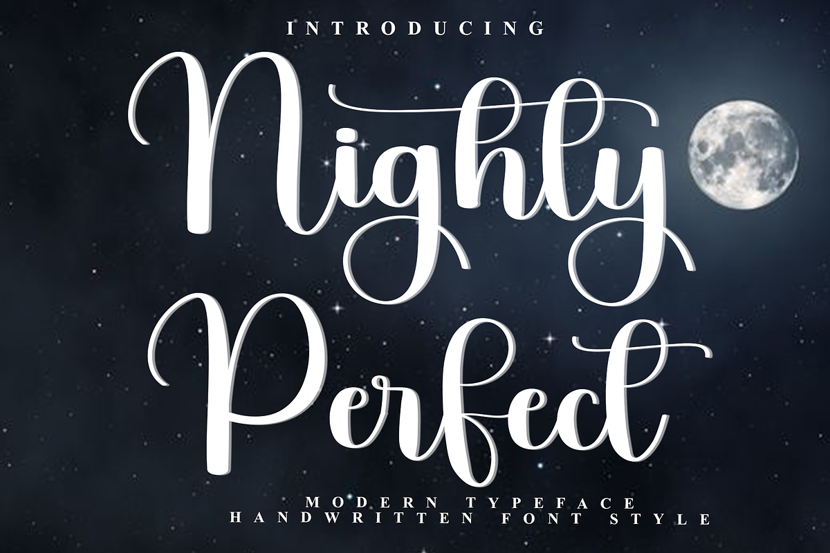 Nighty Perfect, a Handwritten Font by FreshTypeINK (Photo 1 of 8)
